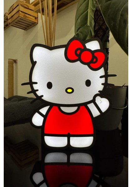 Hello Kitty Tasarımlı Gece Lambası