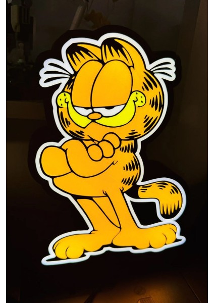 Garfield Tasarımlı Gece Lambası