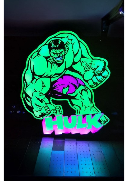 Hulk Tasarımlı Gece Lambası