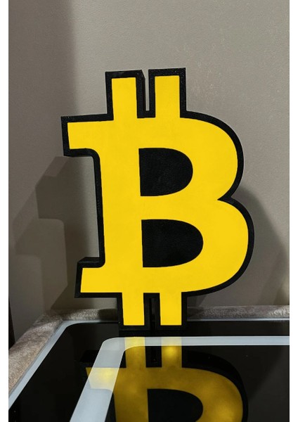 Bitcoin Tasarımlı Dekoratif Aydınlatma 16X21CM fiyatları