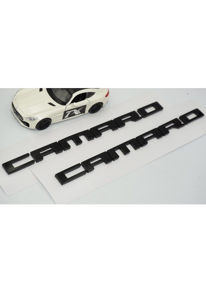 Camaro Çamurluk Siyah Yazı Arma Seti Chevrolet ile Uyumlu
