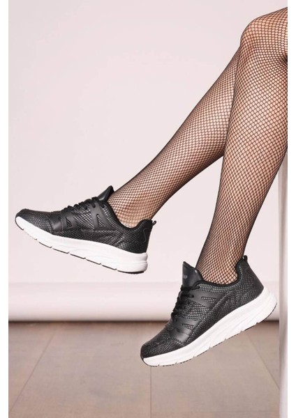 Siyah - Beyaz Kadın Sneaker 27878Z modelleri
