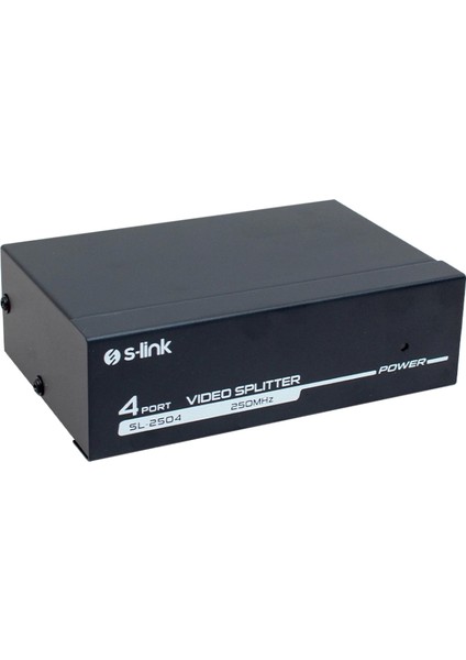 4 Port 250 Mhz Monitör Çoklayıcı VGA Splıtter Dağıtıcı SL-2504 (4887)