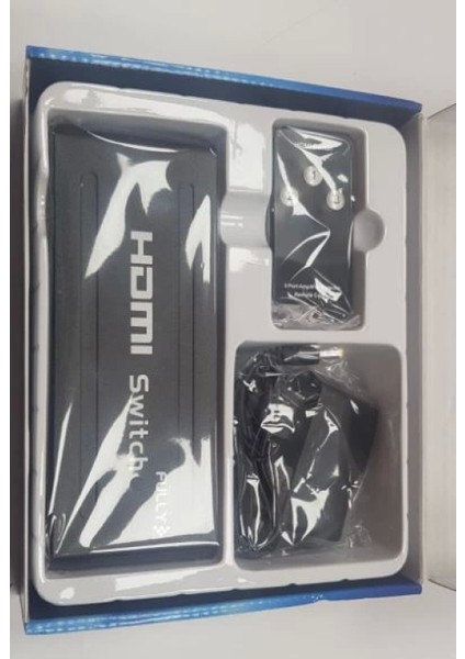 Fully G-538H 3 Giriş 1 Çıkış HDMI Swıtcher Toplayıcı Metal Kasa Adaptörlü (4887)