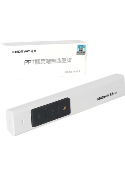 Knorvay N26 2.4ghz Kablosuz Profesyonel Sunum Kumandası (100M) (4887)