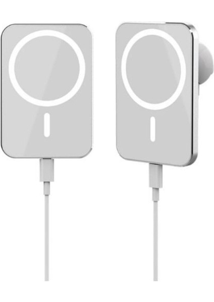 Apple Iphone 12 / 12 Pro / 12 Pro Max Kablosuz Şarj Aleti Magsafe Araç Içi Manyetik Şarj 15W