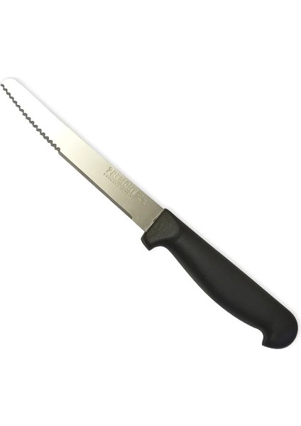 Premont Italyan Tırtıklı + Düz Ağız Meyve, Sebze Bıçağı 11,5 cm