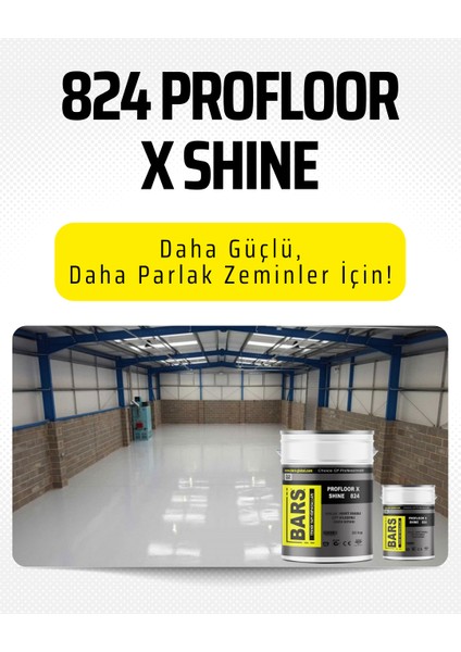 Profloor x Shine 824 - Iç/dış Mekân Uyumlu, Dayanıklı Zemin Boyası