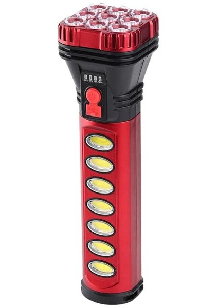 Powermaster HB-707-2 9+4 Ledli Solar + Şarjlı El Feneri