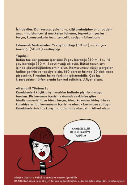 Zencefilli Tarçınlı Kurabiye Tozkarışımı modelleri