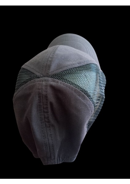 Şapka Pamuklu Gabardin Kumaş Siyah Yazlık Fileli Sperlikli Cırt Cırt Ayarlamalı Standart Unisex ŞY2-2