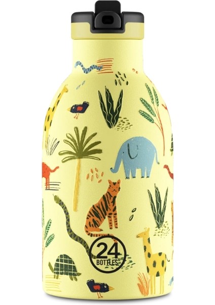 Clima Bottle Jungle Friends Pipetli Paslanmaz Çelik Termos 330 ml