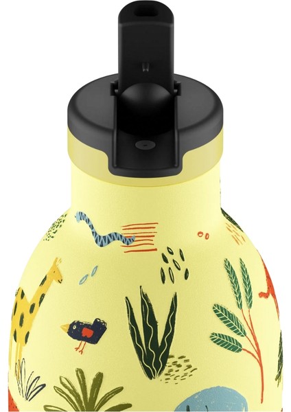 Clima Bottle Jungle Friends Pipetli Paslanmaz Çelik Termos 330 ml modelleri