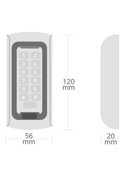 Novacom NC-MSC02 Şifrematik ve Proximity Kart Okuyucu fiyatları