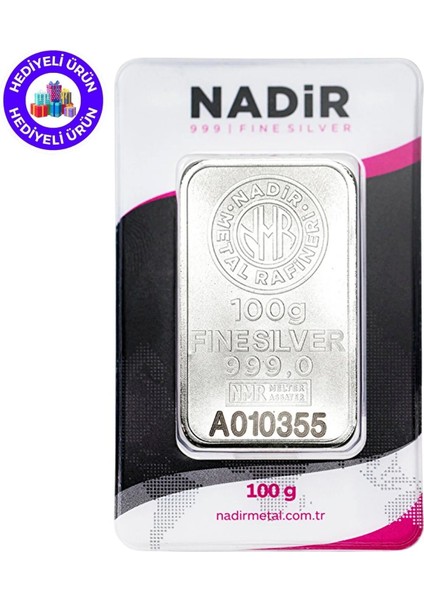 100 gr Külçe Gümüş