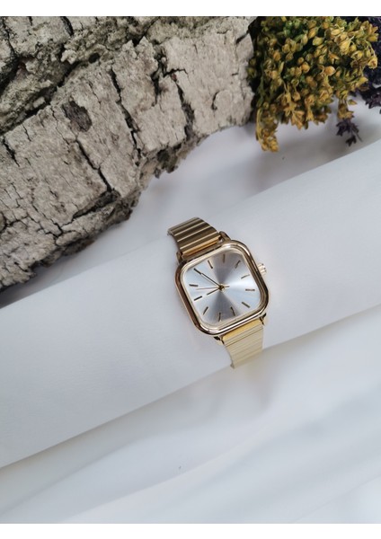 Elegant Kare Kasa 316 L Çelik Kadın Saati