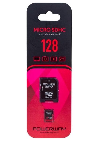 Powerway PWR-128 128 GB Micro Sd (Class 10) Hafıza Kartı
