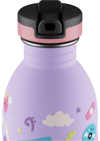Kids Bottle Music Friends Pipetli Paslanmaz Çelik Çocuk Su Matarası 500 ml fiyatları