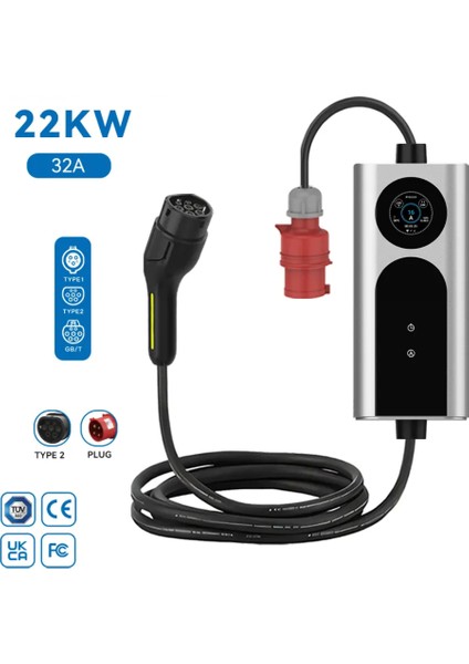 22kW Taşınabilir Şarj İstasyonu