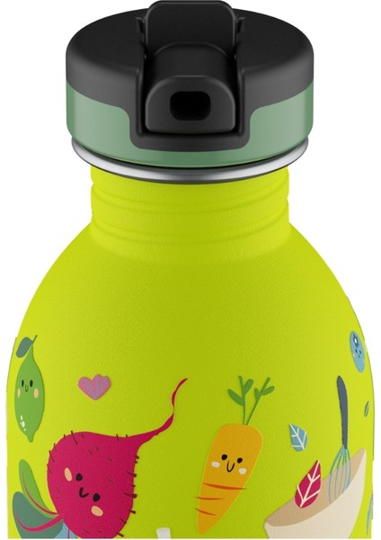 Kids Bottle Veggie Friends Paslanmaz Çelik Çocuk Su Matarası 250 ml fiyatları