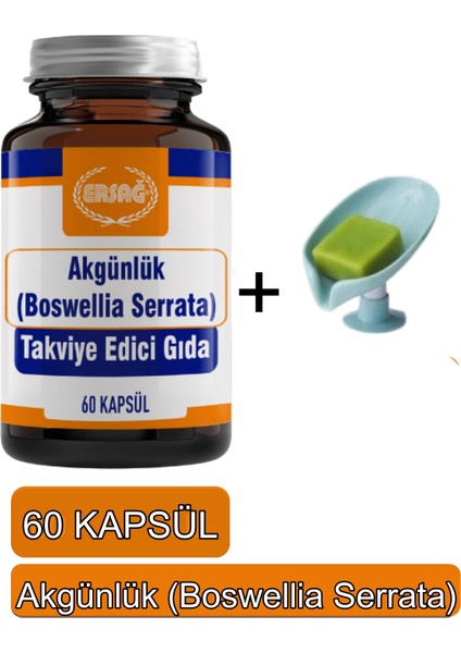 Akgünlük (Boswellia Serrata) Takviye Edici Gıda -Sabunluk Hediyemiz - Yeni Ambalaj 2014-5