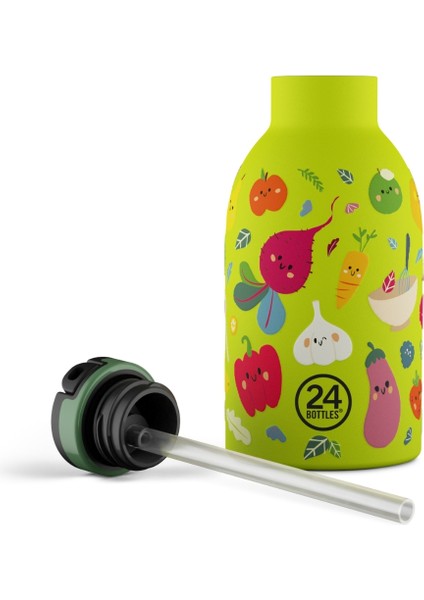 Clima Bottle Veggie Friends Pipetli Paslanmaz Çelik Termos 330 ml fırsatları