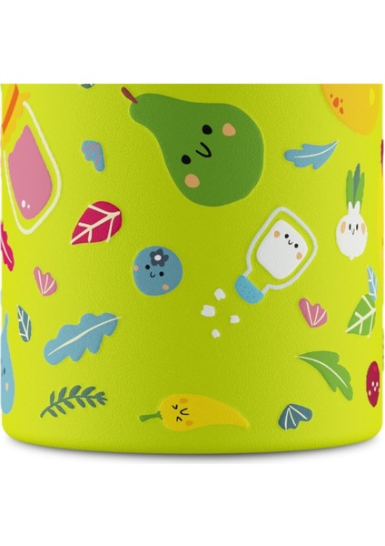 Clima Bottle Veggie Friends Pipetli Paslanmaz Çelik Termos 330 ml indirimleri