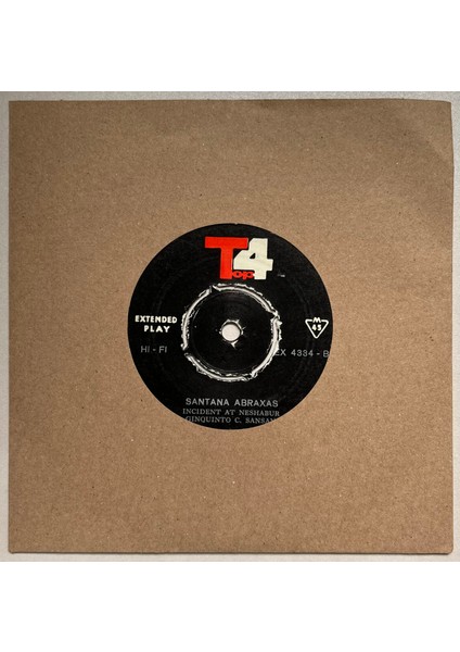 Santana Abraxas Black Magic Woman 45 Lik Plak (Orijinal Dönem Baskı Plak)