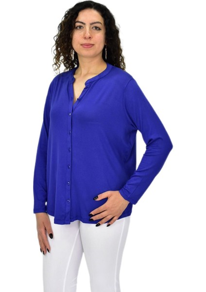 Kadın Uzun Kol Düğmeli Bluz BGL-ST04680 fiyatları