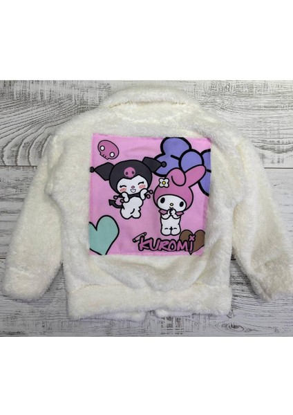 Kuromi Peluş Kiz Çocuk Ceket. Peluş Ceket. Yumoş Dokulu Yüksek Kalite.
