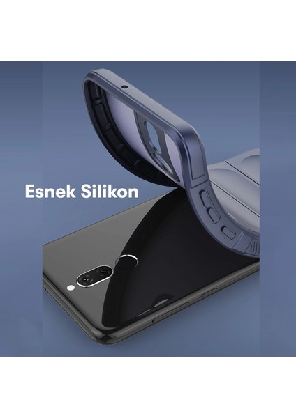 Huawei Mate 10 Lite Kılıf Optimum Silikon - Siyah Inslm