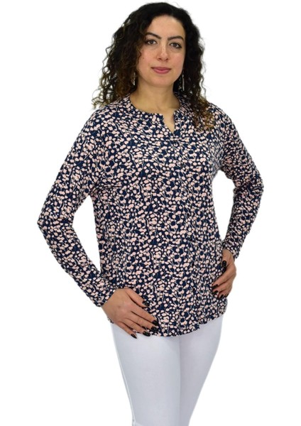 Kadın Uzun Kol Düğmeli Bluz BGL-ST04683 modelleri