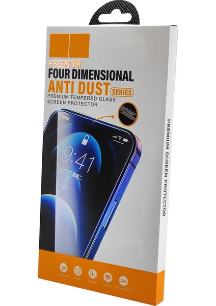 iPhone 12 Pro Max Uyumlu Toz Filtreli Hd Temperli Cam Ekran Koruyucu (Siyah) modelleri