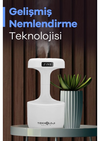 Yeni Nesil Hava Nemlendirici Anti Yerçekimi Su Damlacıklı Sessiz Çalışan Buharlı Difüzör Humidifier fiyatları