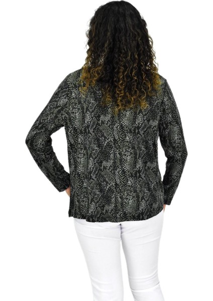 Kadın Uzun Kol Düğmeli Bluz BGL-ST04685 fırsatları