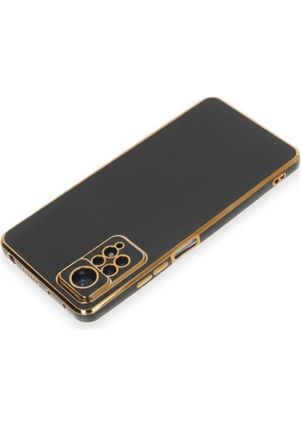 Xiaomi Redmi Note 12 Pro 4g Kılıf Volet Silikon - Siyah Inslm