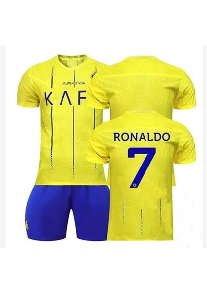 Al-Nassır Cristiano Ronaldo Çocuk Taraftar Forma Takımı 4'lü Set Çorap + Bileklik Hediyeli fırsatları