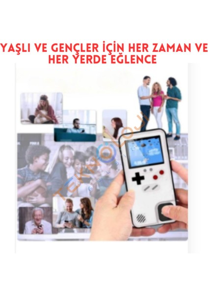 Iphone 13 Pro Max Kılıf Vintage Oyun Retro Atari Kılıf 168 Oyun Gameboy Telefon Koruyucu