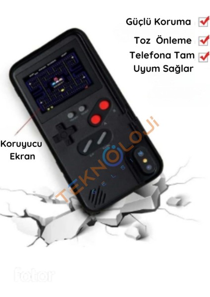Iphone 12 / 12 Pro Kılıf Vintage Oyun Retro Atari Kılıf 168 Oyun Gameboy Telefon Koruyucu fırsatları