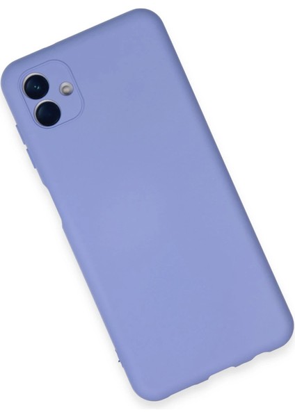 Samsung Galaxy A04E Kılıf Nano Içi Kadife Silikon - Lila Inslm