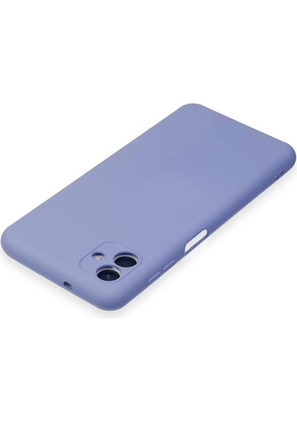 Samsung Galaxy A04E Kılıf Nano Içi Kadife Silikon - Lila Inslm