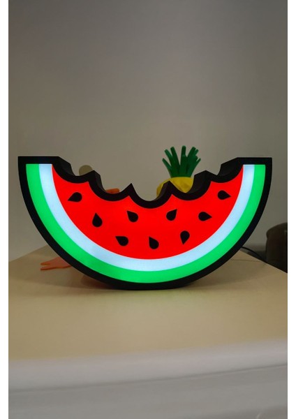 Karpuz Dilimi Tasarımlı Dekoratif Aydınlatma