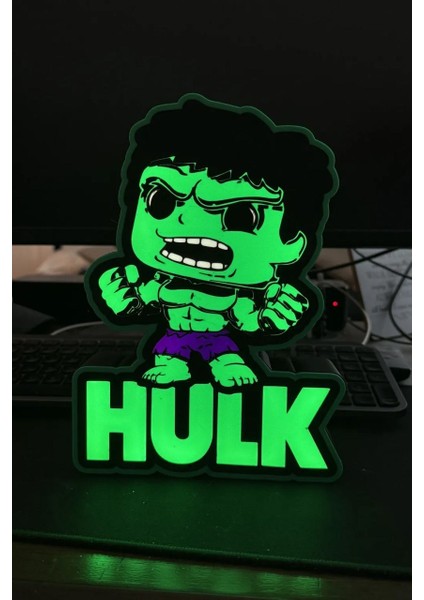 Hulk Tasarımlı Gece Lambası