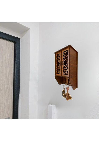 Ahşap Kutu Anahtar Askılığı, Kapı Önü Anahtar Askısı, Duvara Monte, Dekoratif Anahtar Askılığı modelleri