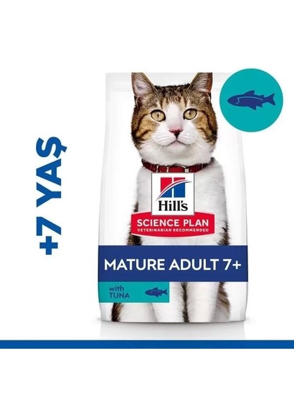 Hills Mature +7 Ton Balıklı Yaşlı Kedi Maması 1.5 kg