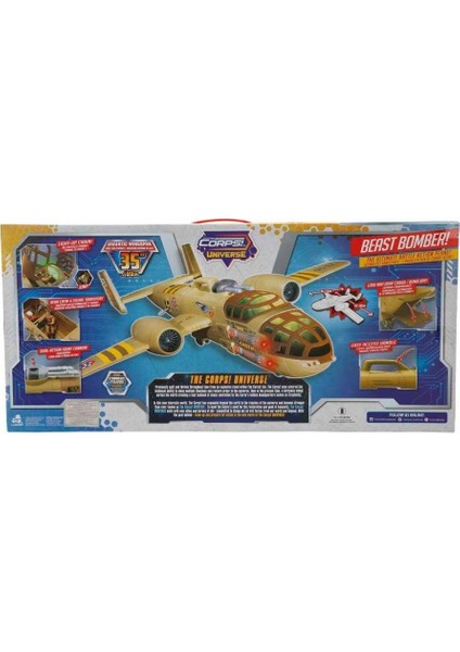 33938 The Corps Universe Beast Bomber Sesli ve Işıklı Askeri Uçak.glpzr