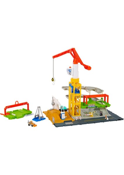 HPD63 Matchbox Aksiyon Sürücüleri Muhteşem Inşaat Alanı Oyun Seti.glpzr