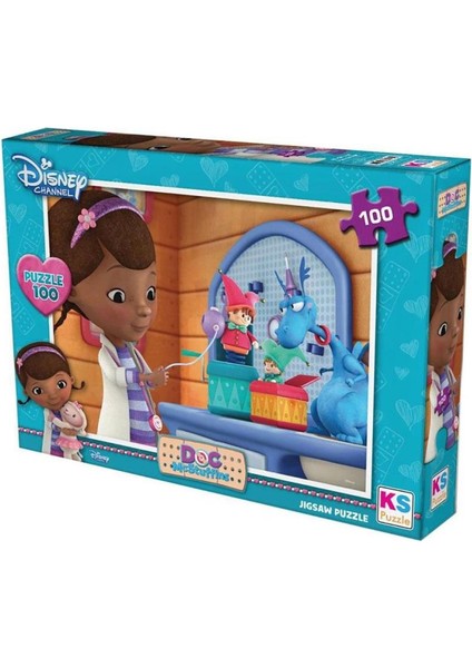 DOC714 Doc Mcstuffins 100 Parça Puzzle -Ks Puzzle.glpzr