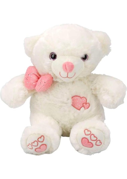 3186 Papyonlu Peluş Ayı 30 cm -Sunman.glpzr