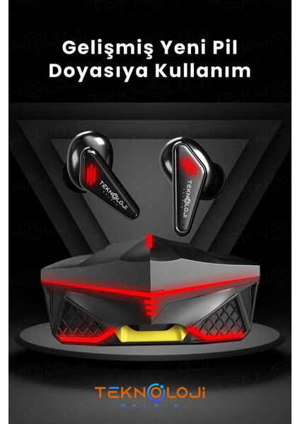Işıklı Kablosuz K98 Bluetooth Kulaklık Oyuncu Kulaklığı Rgb Profesyonel Ses Kalitesi